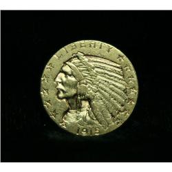 1915-p $5 Indian Gold Grades Almost Uncirculated au58