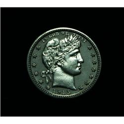 **RARE  1915 Proof Barber Quarter 25c grades PR66   RARE**  ORIGINAL MINTAGE 450 PCS!!