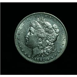1884-s Morgan Dollar Grades Almost Uncirculated au55