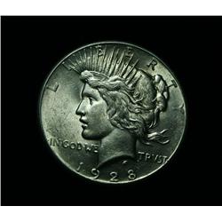 ***RARE   1928-p Peace Dollar $1 Grades Choice Uncirculated ms64   RARE***