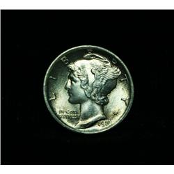 STUNNING 1916-p Winged Liberty Head 'Mercury' Dime 10c Grades ms66 FSB