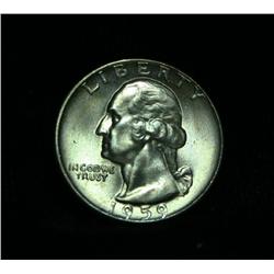 1959-p Washington Quarter grades Choice Uncirculated ms64