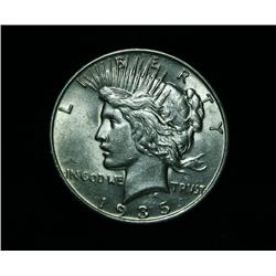 1935-s Peace Dollar Grades Select Uncirculated ms63