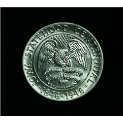 1946 Iowa Centennial Commemorative 50c Grades Gem Uncirculated ms66