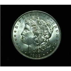 1902-o Morgan Dollar Grades Choice Uncirculated ms64