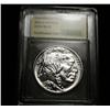 Image 1 : 2001-d American Buffalo Uncirculated Silver Dollar Commemorative Graded ms70