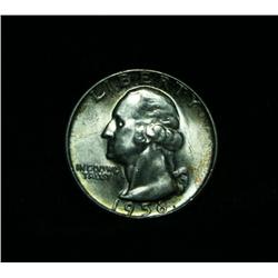 1956-p Washington Quarter grades Choice Uncirculated ms64