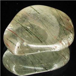 47.55ct Tourmaline Rutilated Quartz Freeform Cabochon (GEM-33896)