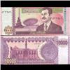 2002 Iraq Last Saddam Scarce 10k Dinar Crisp Unc (COI-3716)