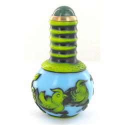 Antique Chinese Peking Glass Snuff Bottle (ANT-1606)