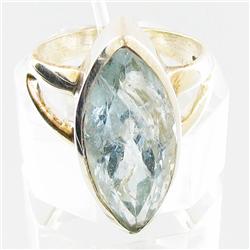 48.41ctw Aquamarine Sterling Ring (JEW-2808)