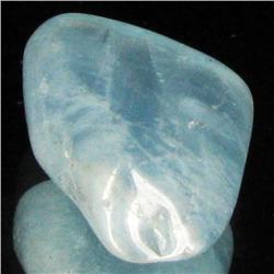 17.6ct Strong Blue Freeform Aquamarine Cabochon (GEM-33754)