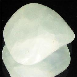 27.2ct Prehnite Freeform Cabochon (GEM-34036)