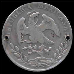 1886 Mexico ZsJs 8 Reales F/VF (COI-8635)