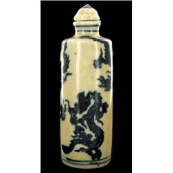Antique Chinese Porcelain Snuff Bottle (ANT-1520)