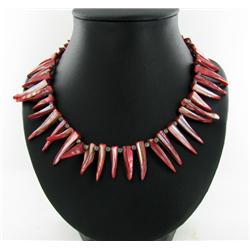 306ct Mother of Pearl Nickel Bead Necklace (JEW-2186)