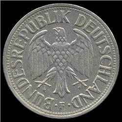 1962F Germany 1 Mark Hi Grade RARE (COI-8156)