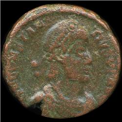 300AD Roman Bronze Coin Higher Grade (COI-9152)