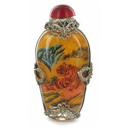 Vintage Tibet Painted Inside Snuff Bottle (ANT-1526)