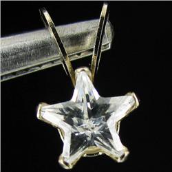 1.23ctw CZ 10k Gold Pendant (JEW-2945)