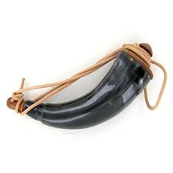 US West Indian Buffalo Polished Powder Horn (CLB-687)