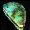 Image 1 : 67.00ct Rare Azure Green Agate Cabochon (GEM-33142)