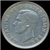 1943 Britain Silver 1/2 Crown AU (COI-8881)
