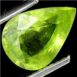 2.03ct Sphendid Pear Green Sapphire Natural VS (GEM-23521)