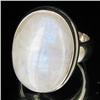 Image 1 : 67.81ctw Moonstone Sterling Ring (JEW-2778)