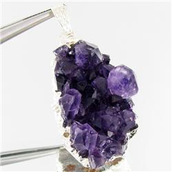 73.19ctw Uruguay Amethest & Silver Pendant (JEW-3016)