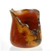 Image 1 : Hand Carved Afzelia Burl Wood Vase (DEC-100)