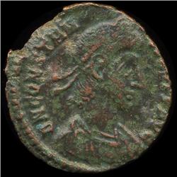 300AD Roman Bronze Coin Higher Grade (COI-9126)