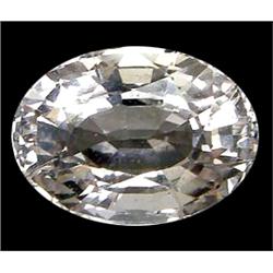 2.11ct Oval Cut Top AAA White Pink Morganite VVS (GEM-9915)