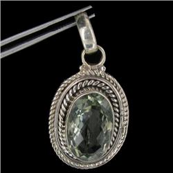 36.5ctw Alexandrite Quartz Garnet Silver Pendant (JEW-2443)