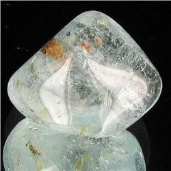 25.4ct Blue Topaz Freeform Cabochon (GEM-33908)