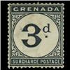 Image 1 : 1892 Grenada 3p Postage Due Mint RARE (STM-0580)