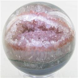 2070ct Crystal Agate Amethyst Sphere (MIN-000095)