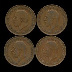 1935 British Geo V 1p VF (COI-8946)