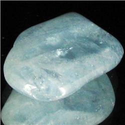 15.55ct Strong Blue Freeform Aquamarine Cabochon (GEM-33704)