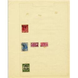 1910s/40s Colombia Hand Made Stamp Album Pg 5pcs (STM-0294)
