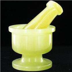 Thai Jade Mortar and Pestle (DEC-431)