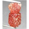 Image 1 : 10.54ct Top AAA Pineapple Hand Carved Pink Ruby (GEM-10160)