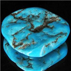 105.55ct Natural Turquoise Cabochon  (GEM-32689)