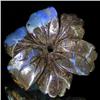 71.60ct Australian Boulder Opal Handcarved Plumeria (GEM-31841)