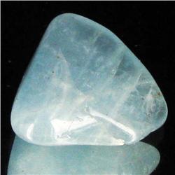 13.6ct Strong Blue Freeform Aquamarine Cabochon (GEM-33730)