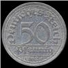 Image 2 : 1921 Germany 50pfg MS64 RARE Blundered Mintmark ERROR (COI-8107)