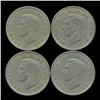 Image 1 : 1947-49 Britain 1/2 Crown 4pcs VF/XF (COI-8882)