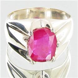 40.77ctw Mozambique Ruby Sterling Ring (JEW-2717)