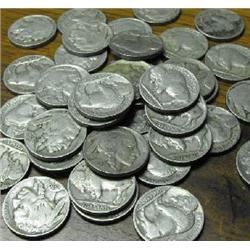 Lot of  40 Buffalo Nickels-