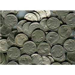 Lot of 100 Buffalo Nickels- Various Dates-
